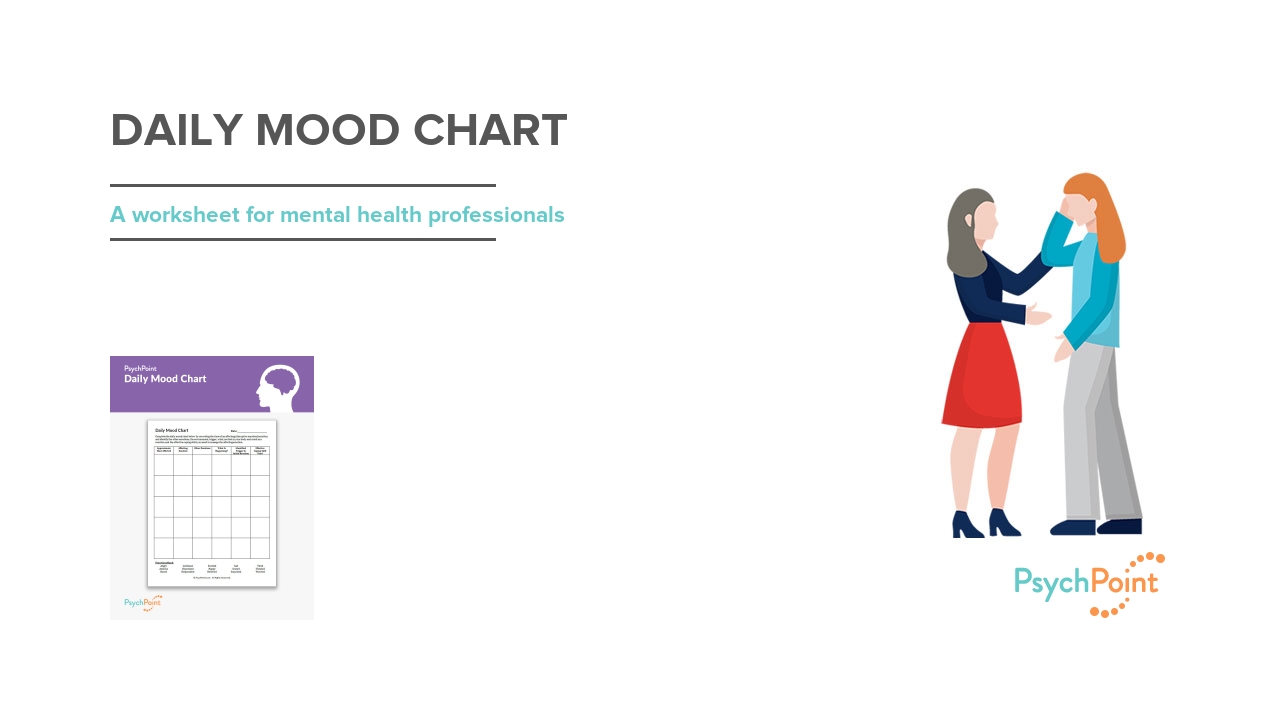 daily mood chart worksheet psychpoint mood feelings chart