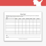 Chore Chart Worksheet