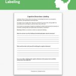 Cognitive Distortions: Labeling Worksheet