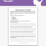 Cognitive Distortions: The "Shoulds" Worksheet