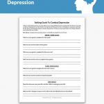 Setting Goals To Combat Depression Worksheet