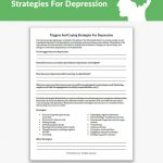 Triggers And Coping Strategies For Depression Worksheet