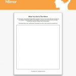 What You See In The Mirror Worksheet