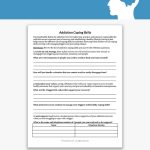 Addiction Coping Skills Worksheet