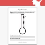 Anger Thermometer Worksheet