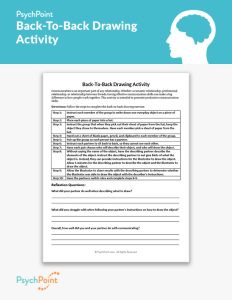 Back-To-Back Drawing Activity Worksheet