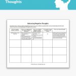 Balancing Negative Thoughts Worksheet