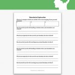 Boundaries Exploration Worksheet