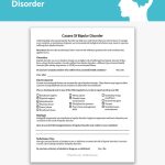Causes Of Bipolar Disorder Worksheet