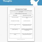 Challenging Anxious Thoughts Worksheet