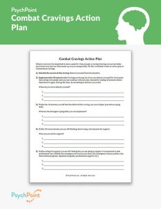 Combat Cravings Action Plan Worksheet