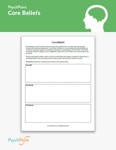 Core Beliefs Worksheet