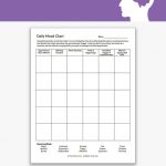 Daily Mood Chart Worksheet