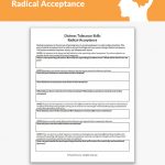 Distress Tolerance Skills: Radical Acceptance Worksheet