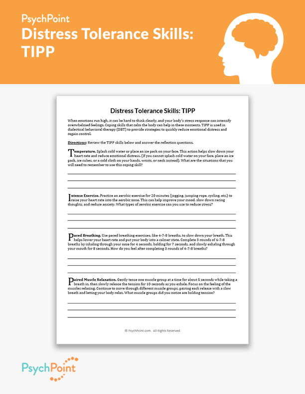 Distress Tolerance Skills: TIPP