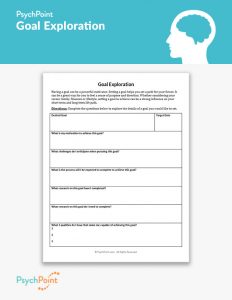 Goal Exploration Worksheet