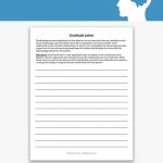 Gratitude Letter Worksheet