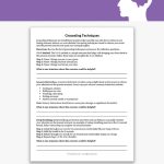 Grounding Techniques Worksheet