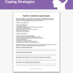Healthy Vs. Unhealthy Coping Strategies Worksheet