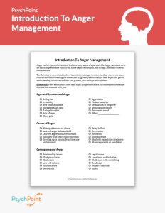 Introduction To Anger Management Worksheet