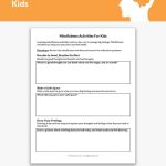 Mindfulness Activities For Kids