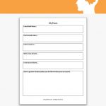 My Fears Worksheet