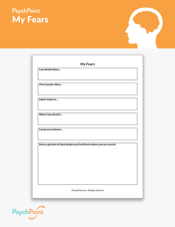 My Fears Worksheet