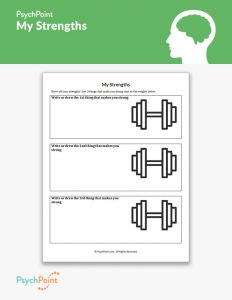 My Strengths Worksheet