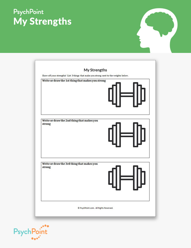 My Strengths Worksheet