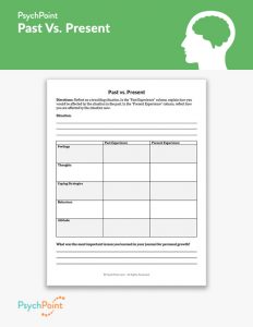 Past Vs. Present Worksheet