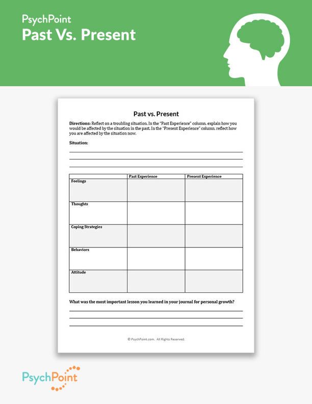 Past Vs. Present Worksheet