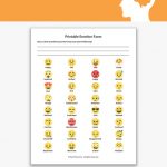 Printable Emotion Faces Worksheet