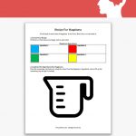 Recipe For Happiness Worksheet