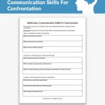 Reflections: Communication Skills For Confrontation Template