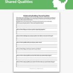 Relationship Building: Shared Qualities