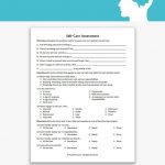 Self-Care Assessment Worksheet