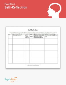 Self-Reflection Worksheet