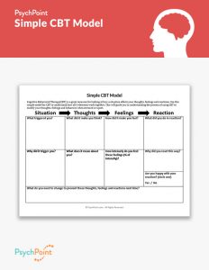 Simple CBT Model Worksheet