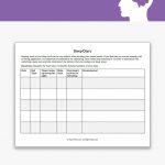 Sleep Diary Worksheet