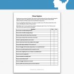 Sleep Hygiene Worksheet