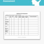 Substance Use Assessment Worksheet