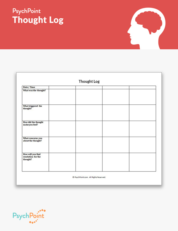 Thought Log Worksheet