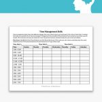 Time Management Skills Worksheet