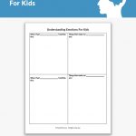 Understanding Emotions For Kids Worksheet