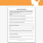 Values: Self-Exploration Worksheet