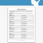 Wellness Assessment Worksheet