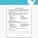 What Is A Panic Attack? Worksheet