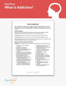 What Is Addiction? Worksheet
