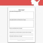 What Is Anger? Worksheet