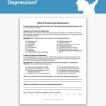 What Is Postpartum Depression? Worksheet